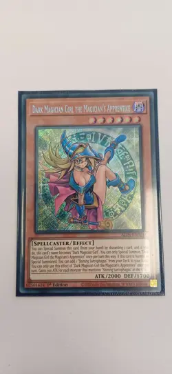 YUGIOH Dark Magician Girl the Magician's Apprentice (ALIN-EN004) Secret Rare 1st - Image 1