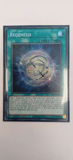 ALIN-EN059 Regenesis Secret Rare 1st Ed YuGiOh - Image 1