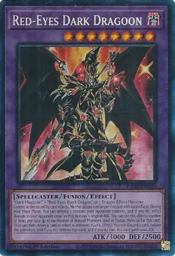 YuGiOh! Red-Eyes Dark Dragoon RA02-EN021 Collector’s Rare 1st Edition - Image 2