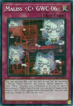 CRBR-EN023 Maliss C GWC-06 Super Rare 1st Edition YuGiOh - Image 2