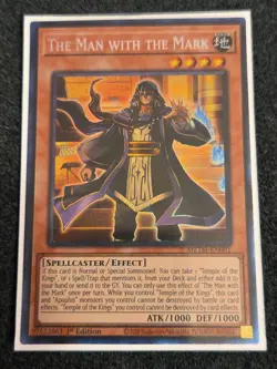 Yugioh The Man With The Mark MZTM-EN001 Collector Rare 1st Ed NM - Image 1