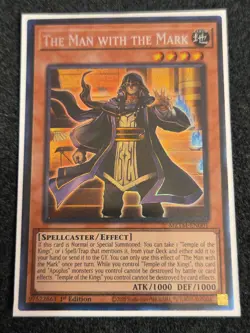 Yugioh The Man With The Mark MZTM-EN001 Collector Rare 1st Ed NM - Image 2
