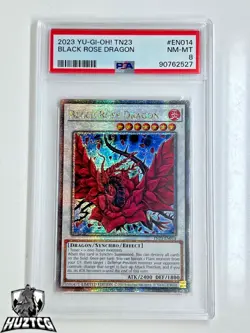 Yugioh - Black Rose Dragon - TN23-EN014 - Secret Rare - PSA 8 - Image 1