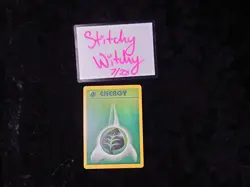 Grass Energy Base Set Regular Energy Card Pokemon Lightly Played - Image 3