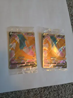 2x Charizard V SWSH050 Black Star Promo Holo Rare Pokemon TCG Card - Image 2