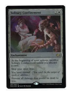 MTG - NM FOIL ETCHED - Solitary Confinement - Modern Horizons 2 - 265 - Image 1
