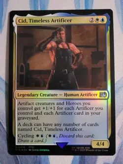 MTG Cid, Timeless Artificer (0416) FOIL **NM** Final Fantasy (FIN) - Image 1
