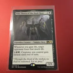 Vito, Thorn of the Dusk Rose - Core Set 2021 - MTG NM  - Image 1