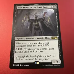 Vito, Thorn of the Dusk Rose - Core Set 2021 - MTG NM  - Image 2