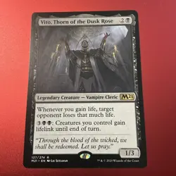 Vito, Thorn of the Dusk Rose - Core Set 2021 - MTG NM  - Image 2