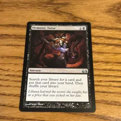 MTG Demonic Tutor Duel Decks: Divine vs. Demonic Regular Card - Image 1