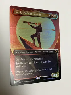 MTG Sami, Wildcat Captain Borderless Foil ** Edge of Eternities ** English - Image 1
