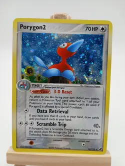 Porygon2 12/115 - Ex Unseen Forces - Rare Holo LP Pokemon Card, 2005 - Image 1