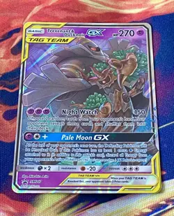 PokÃ©mon TCG Trevenant & Dusknoir GX Holo Promo Card Sun & Moon SM217 Near Mint - Image 4