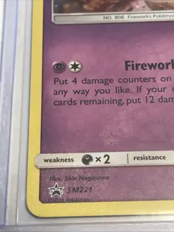 Pokemon Blacephalon - SM221 - Prerelease Promo Cosmic Eclipse Sun & Moon - NM - Image 3
