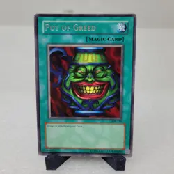 Yugioh Pot of Greed LOB-119 - Rare - Image 1