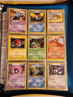 Pokemon Collection Binder Vintage Lot of Cards Holos Rares WoTC Prime Reverses - Image 21