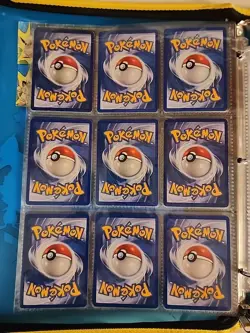 Pokemon Collection Binder Vintage Lot of Cards Holos Rares WoTC Prime Reverses - Image 23
