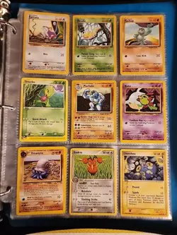 Pokemon Collection Binder Vintage Lot of Cards Holos Rares WoTC Prime Reverses - Image 6