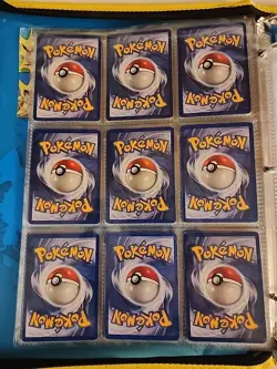 Pokemon Collection Binder Vintage Lot of Cards Holos Rares WoTC Prime Reverses - Image 9