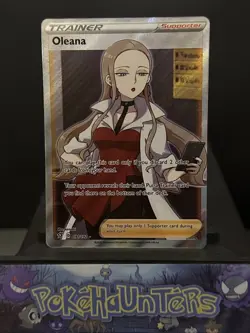 Pokemon Card Oleana 191/192 Sword & Shield Rebel Clash Trainer Near Mint - Image 1