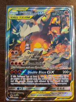 Reshiram & Charizard GX SM201 Promo Card Near Mint NM Condition - Image 1