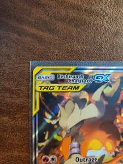Reshiram & Charizard GX SM201 Promo Card Near Mint NM Condition - Image 11