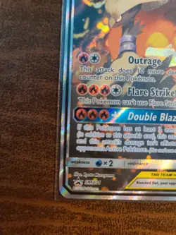 Reshiram & Charizard GX SM201 Promo Card Near Mint NM Condition - Image 5