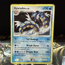 Pokémon TCG Gyarados - (DP Stormfront) 19/100 Deck Exclusives Holo Rare HP- Card - Image 1