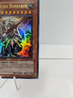 Beast King Barbaros JUMP-EN032 Ultra Rare NM Yugioh Card - Image 3