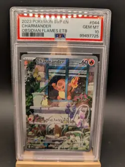 PSA 10 🔥 Charmander 044 Sv: Scarlet & Violet Promo Cards Holo Obsidian Flames - Image 3