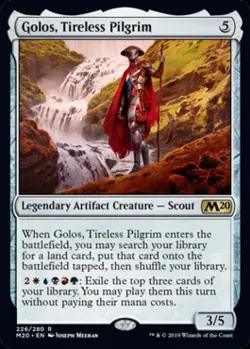 Golos, Tireless Pilgrim -Foil Near Mint MTG Magic 2020 Core Set - Image 2
