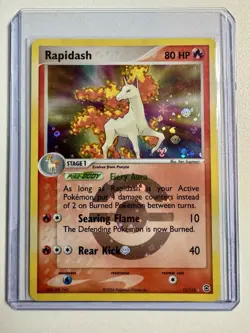 Rapidash 13/112 Firered & Leafgreen Pokemon Trading Card Game Reverse Holo NM - Image 1