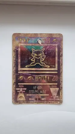 Ancient Mew Holo 2000 Movie Promo Heavy Damage Pokemon Card Name On Back - Image 5