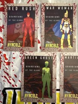 Invincible SDCC 2025 Keepsake Guardians Of The Globe Cards Limited To 100 - Image 7