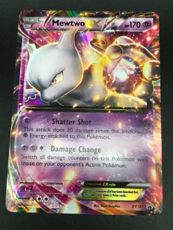 Mewtwo EX XY107 Ultra Rare Holo Pokemon X & Y Black Star Promo Card NM 2016 - Image 1