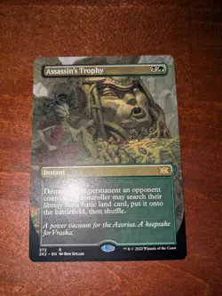 MTG: Assassin's Trophy BORDERLESS #372, NM Double Masters 2022 Card!! - Image 1