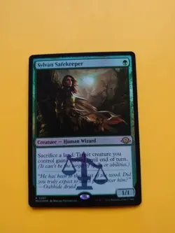 Sylvan Safekeeper  Rare Human Wizard. MH3 Magic the Gathering Card. - Image 5