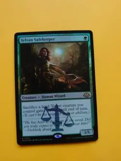 Sylvan Safekeeper  Rare Human Wizard. MH3 Magic the Gathering Card. - Image 6