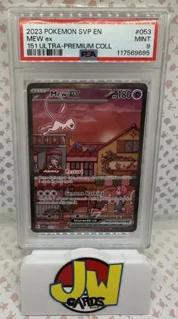 Pokémon TCG Mew EX Black Star Promo Card SVP053 PSA 9 - Image 1