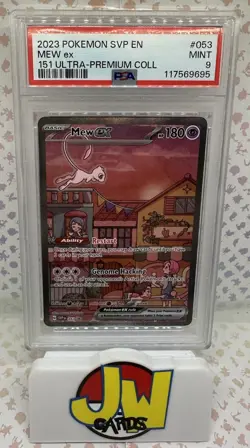 Pokémon TCG Mew EX Black Star Promo Card SVP053 PSA 9 - Image 3