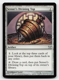 Sensei's Divining Top Champions of Kamigawa Magic The Gathering Card - Image 1
