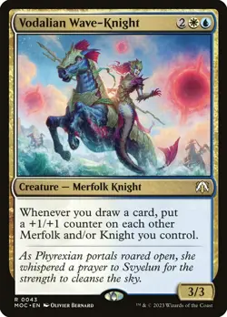 MTG Vodalian Wave-Knight ** March of the Machine Commander ** English (NM) - Image 3