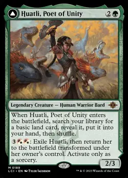 MTG Huatli, Poet of Unity ** The Lost Caverns of Ixalan ** English (NM) - Image 3