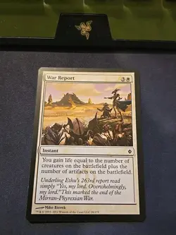 New Phyrexia War Report MTG Magic the Gathering NM - Image 1