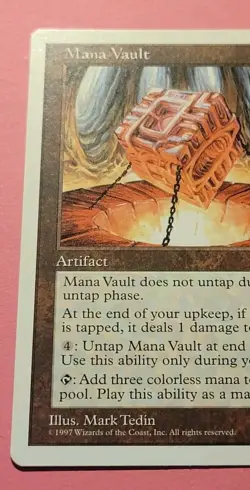 Mana Vault Fifth Edition 5th MTG Magic the Gathering Mark Tedin - Image 19