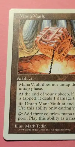 Mana Vault Fifth Edition 5th MTG Magic the Gathering Mark Tedin - Image 5