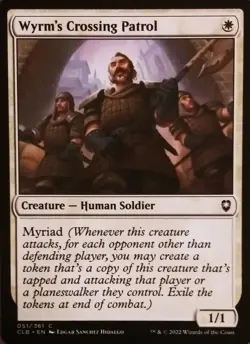 x4 Wyrm's Crossing Patrol #051 MTG CLB Common LP-NM - Image 2