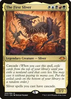 The first Sliver  Custom Commander Deck MTG Magic The Gathering - Image 1