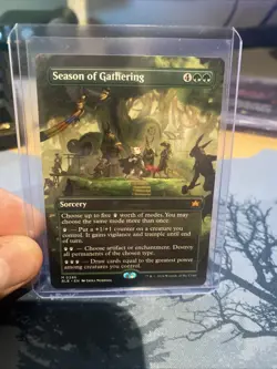 Season of Gathering (Borderless) Bloomburrow Regular - Image 1